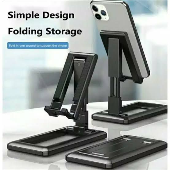 HOLDER HP HD28 DUDUKAN HP MEJA FOLDING DEKSTOP HIGH QUALITY