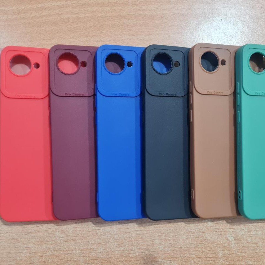 REALME C30 C31 C35 CASE PRO CAMERA SOFTCASE KARET COLOUR FULL COVER MATTE EDGE SOFT CASING PROTECT CAMERA COVER PELINDUNG KAMERAREALME C31 REALME C35