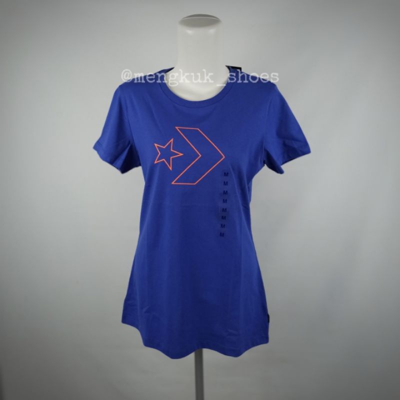 Kaos CONVERSE Womens T Shirt BLUE SALE  SALE ORIGINAL 100% KAOS Converse