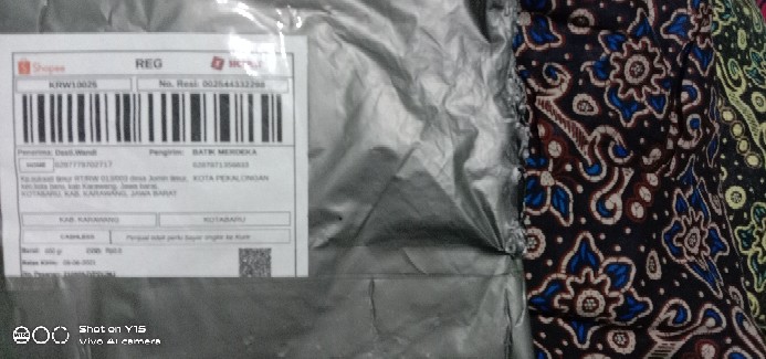 Batik Couple Keluarga Sania Ruffle Ori Ndoro Jowi Dnt Motif Mataram