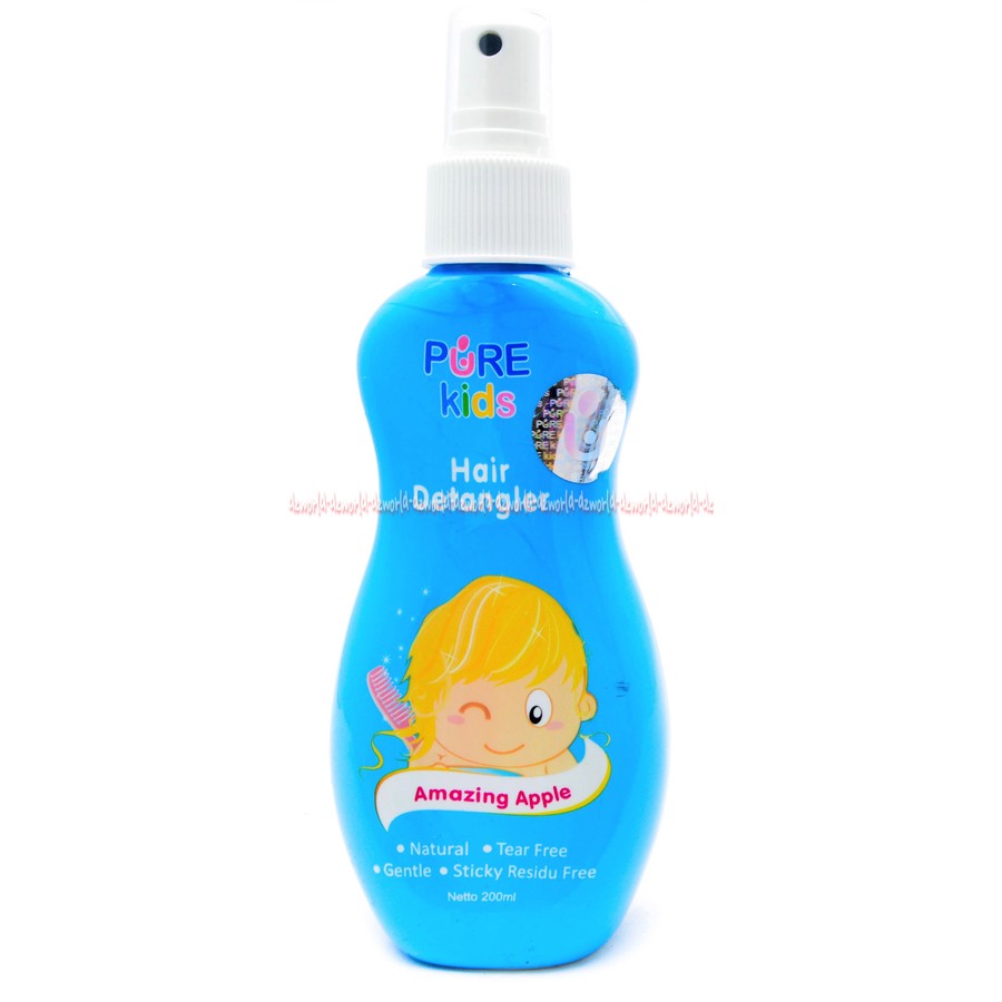 Pure Kids Hair Detagler Biru Pink Pure Kids Untuk Rambut Ana