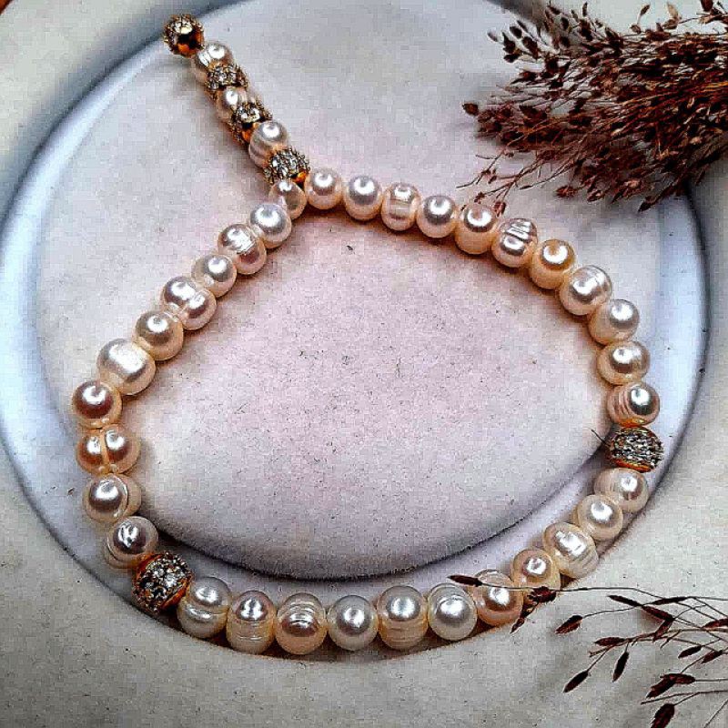 TASBIH MUTIARA ASLI PREMIUM LOMBOK FRESH WHITE