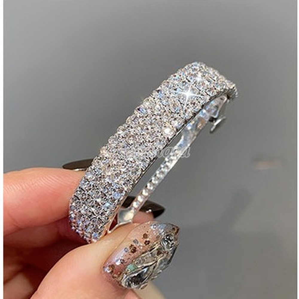 Exquisite Diamond-studded Hairpin Back Head Temperament Clip All-match Ponytail Buckle New Pan Hair Headdress Women