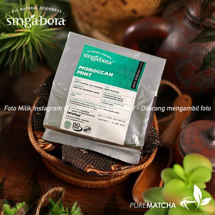 

[COD] Singabera - Moroccan Mint 100gr Greentea Mint Premium Cafe Teh Hotel [COD]