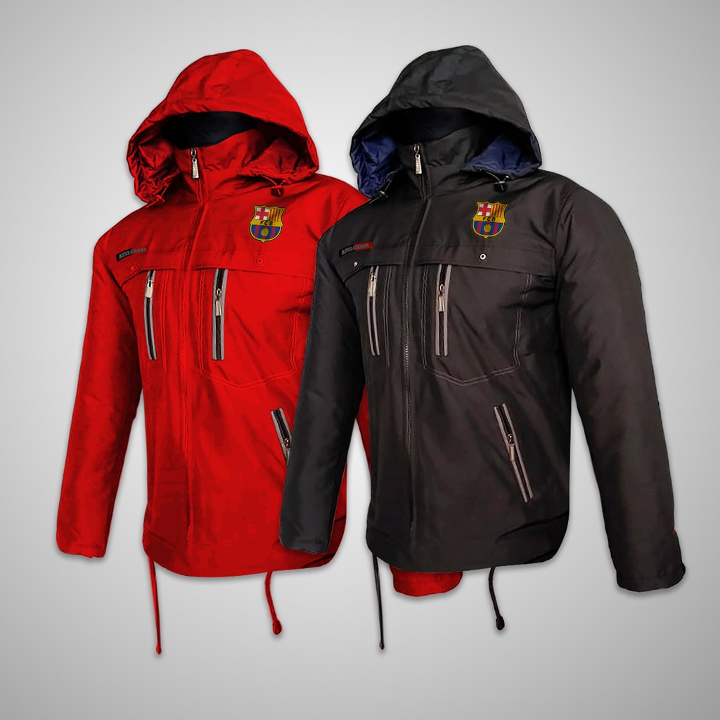 Climber Jacket Brcelona Azulgrana jaket olahraga jaket gunung