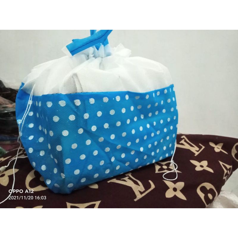 tas hajatan serut tebal ukuran 22