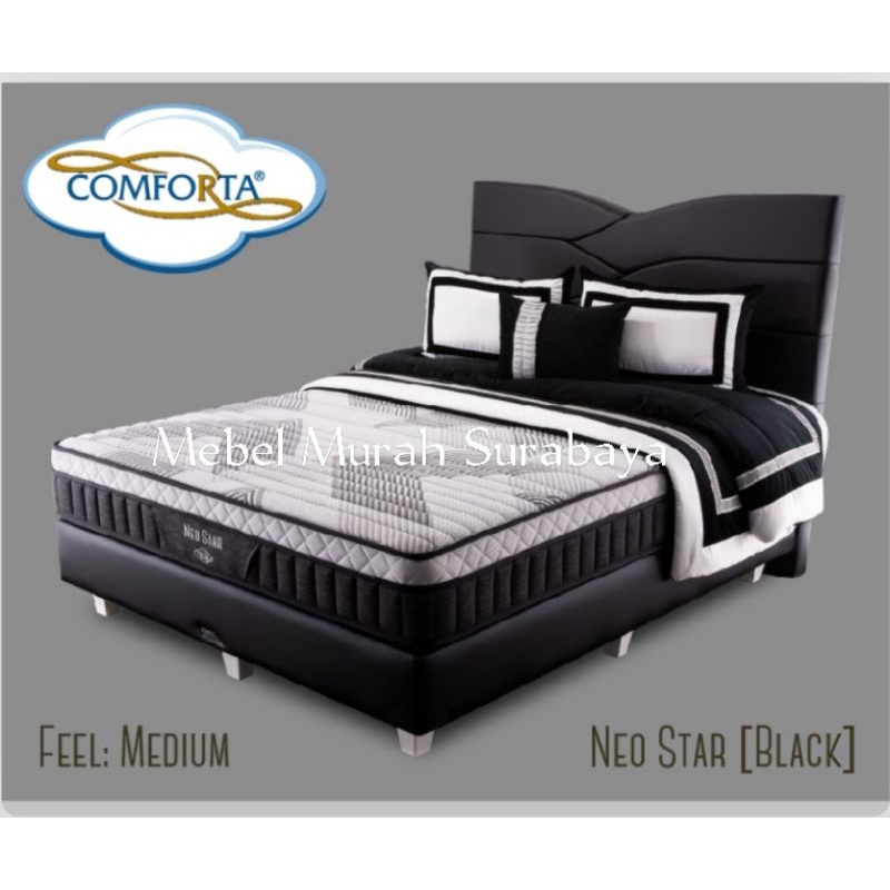 1SET COMFORTA NEO STAR PLUSHTOP (DIVAN STAR+SANDARAN ALTO COMFORTA)