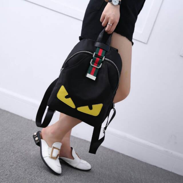 Tas fendi monster backpack (3v)