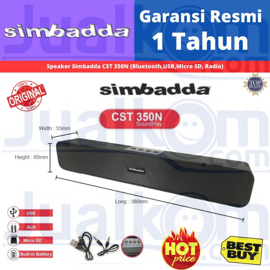 Speaker Bluetooth Simbadda CST 350N Portable Soundbar