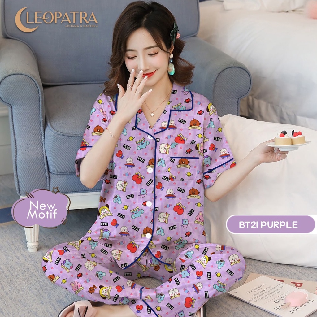 Piyama CP All size  / Baju Tidur Motif Dewasa Cleopatra