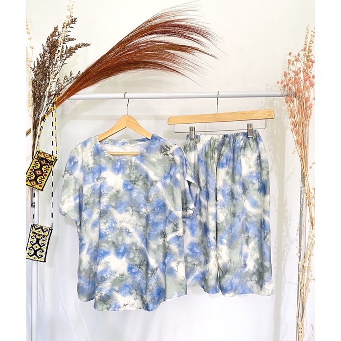 Setelan Rayon Celana pendek