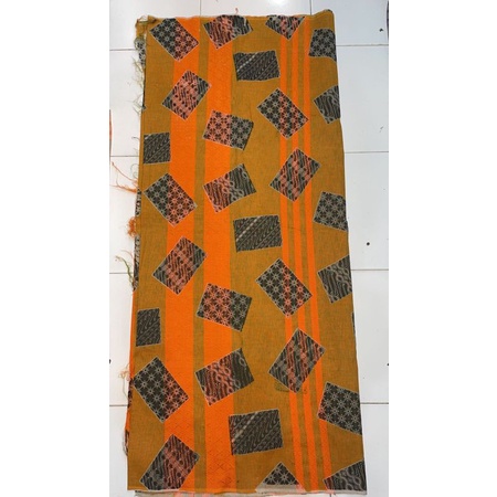 Kain batik solo lurik serat nanas kotak isen