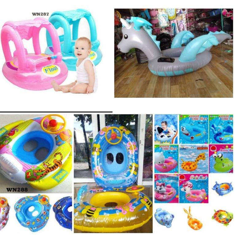 [SKU : JZ7JB] pelampung ban renang karakter mobil dengan setir mainan naga dragon, pelampung dengan