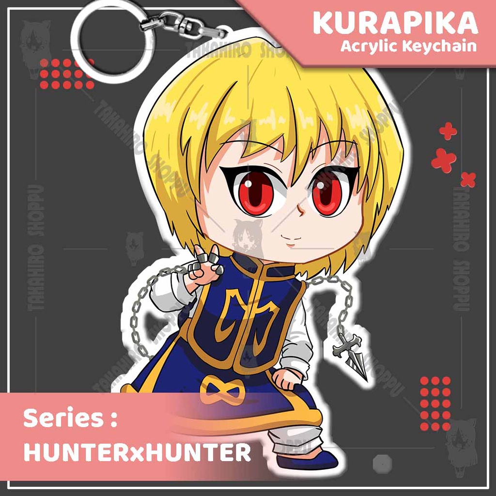 Gantungan Kunci / Keychain Akrilik Anime Hunter X Hunter KURAPIKA
