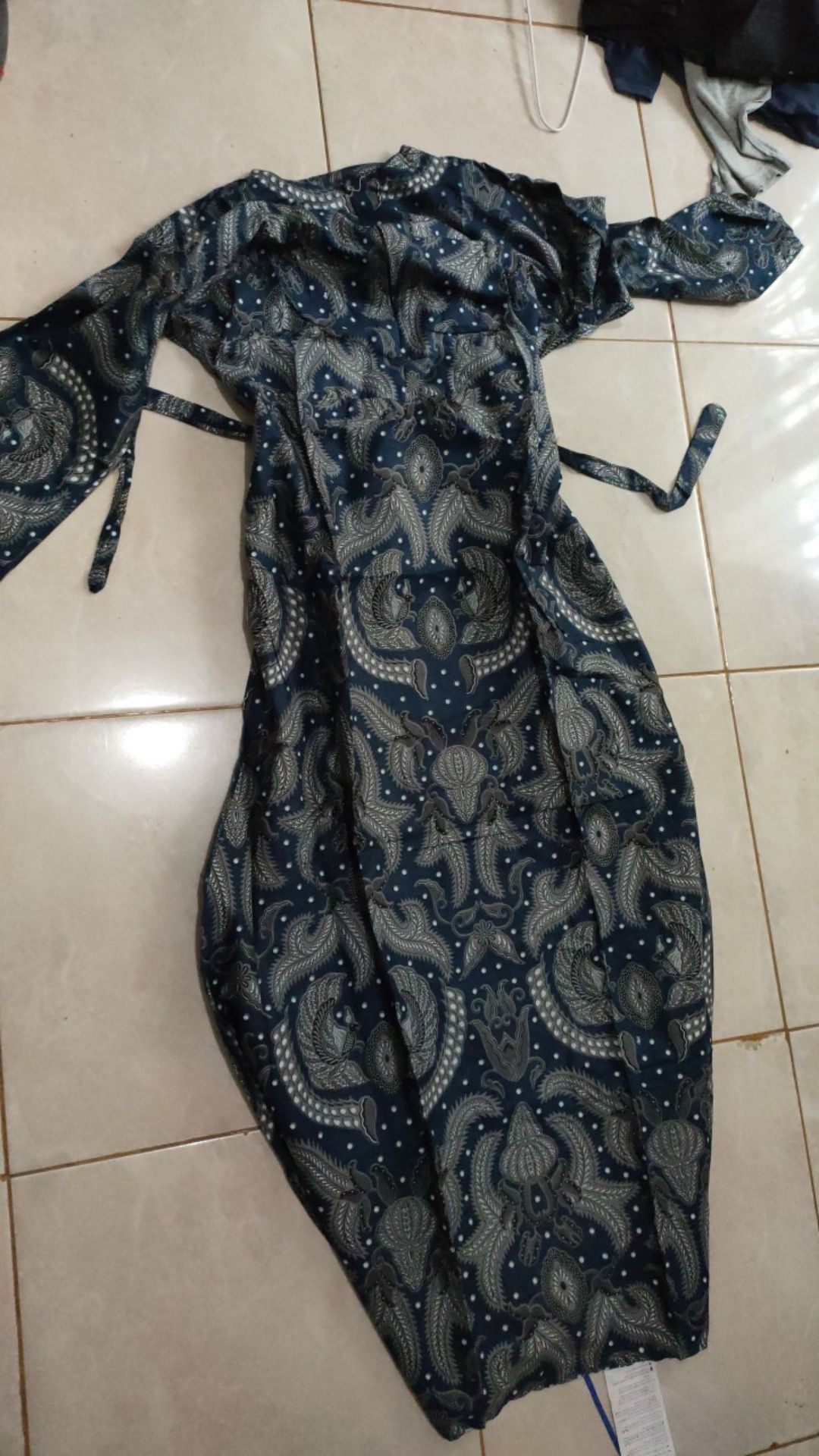 Gamis Batik (cod) Manggar Gamis Batik Pesta Model Terbaru