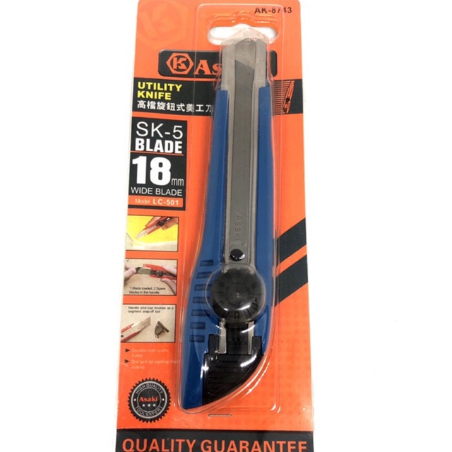 

cutter utility knife silet sk-5 blade 18mm wide blade