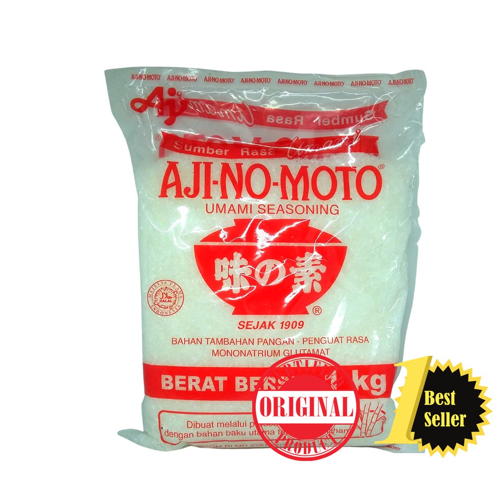 

AJINOMOTO 1 KG / Ajinomoto Micin Penyedap Masakan @1 kg / Ajinomoto Micin Penyedap Rasa 1kg 1000gr