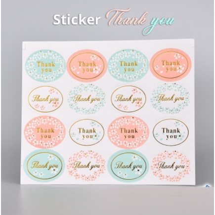 

Sticker Kertas Tempel Thank You Warna Warni 1 Lembar 24Pcs Terlengkap Warna warni Murah Label