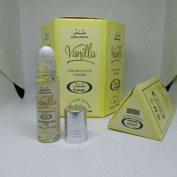 Parfum sunnah 6ml aroma VANILLA 100 % non al kohol