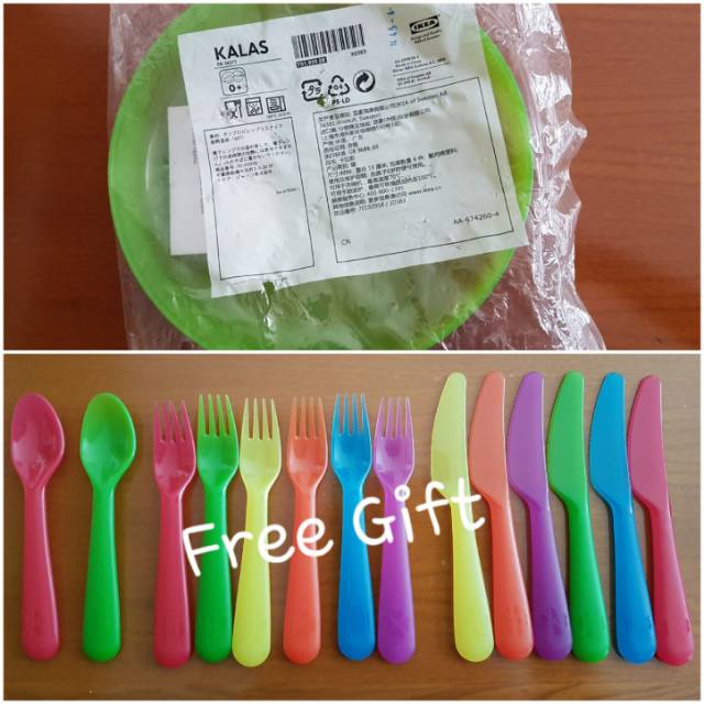 Diskon Piring plastik Ikea Kalas serba guna 1 set isi 6. GET free gift