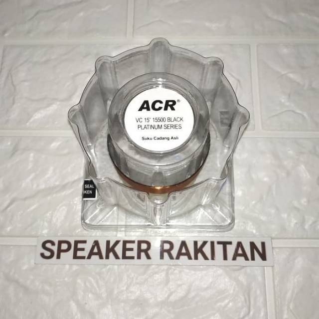 Spul spool voice coil speaker ACR 15 inch 15500 Black Platinum Series ORIGINAL