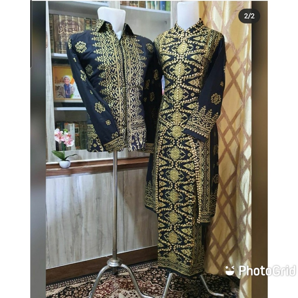 OBRAL SALE KEMEJA FEBRIANY BATIK COUPLE SET JUPRI SONGKET PALEMBANG