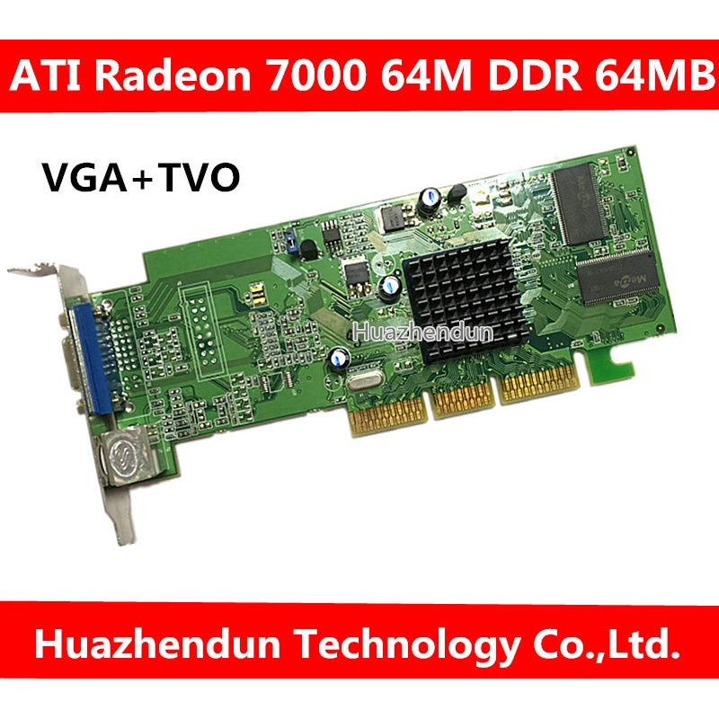 PREORDER High Quality ATI Sapphire Radeon 7000 64M DDR 64MB AGP VGA Video Card With interface