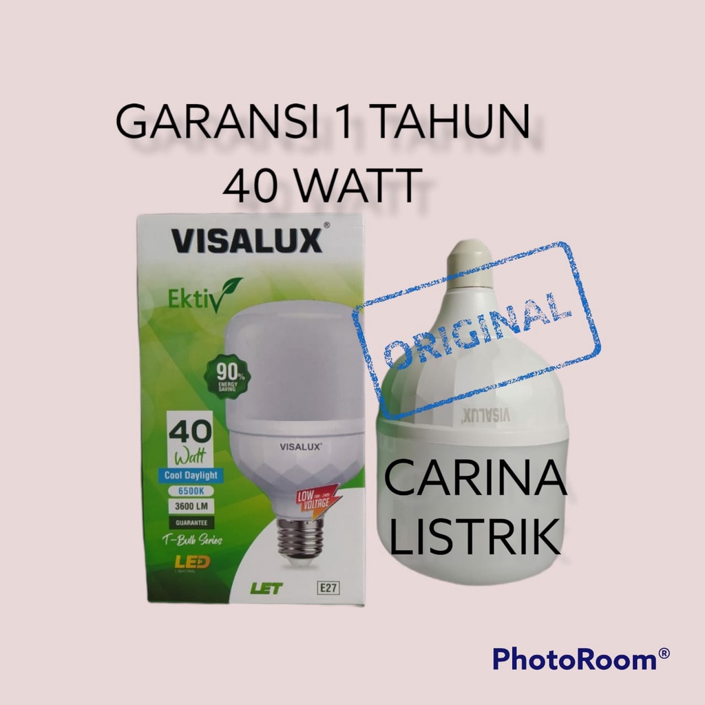 VISALUX EKTIV LAMPU LED CAPSULE 40W GARANSI 1 TAHUN SNI