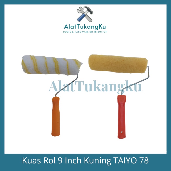 Kuas Cat Tembok Rol 9 inci / Kuas rol dinding Paint Roller Rol Cat Tembok 9 Inch / Kuas Roll Cat Tem