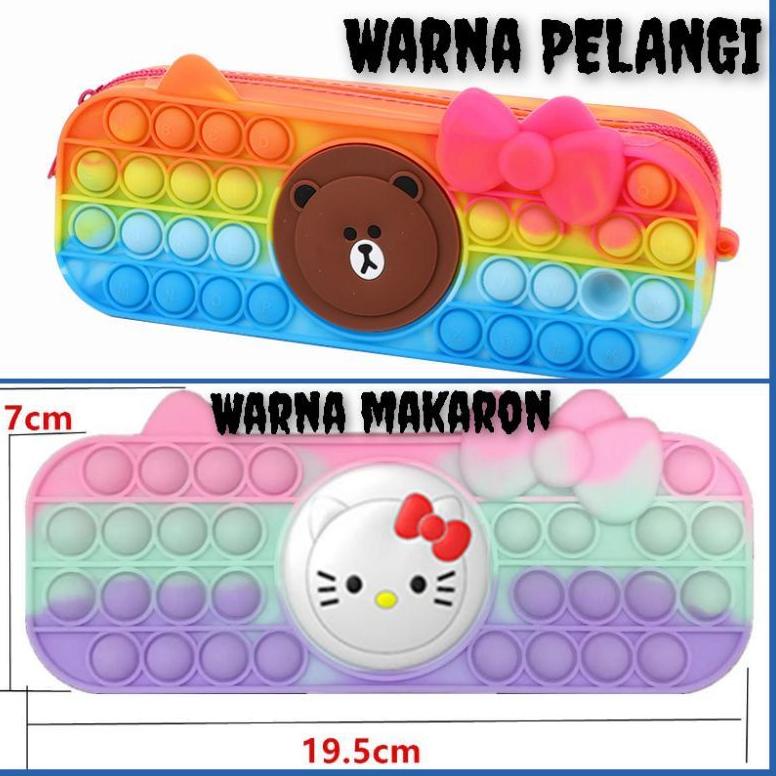 

㊊ KOTAK PENSIL POP IT KARAKTER KOTAK PENSIL POP IT PELANGI DAN MAKARON ん