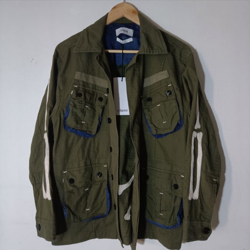 ELHAUS jungle jacket slub olive