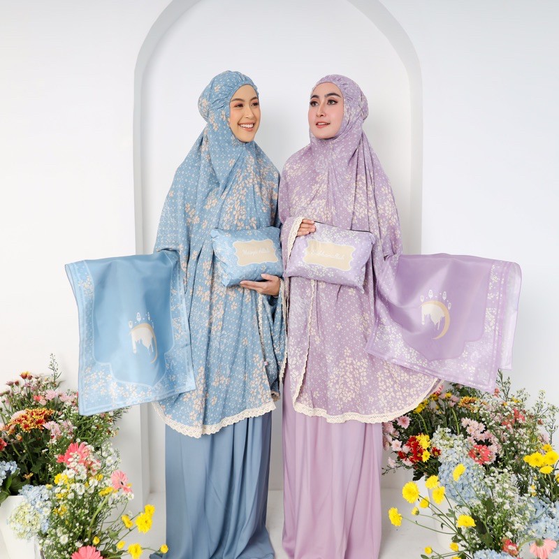 FULL SET SAJADAH DAISY & ALINA SERIES MUKENA | MUKENA FAHIJABLOVE