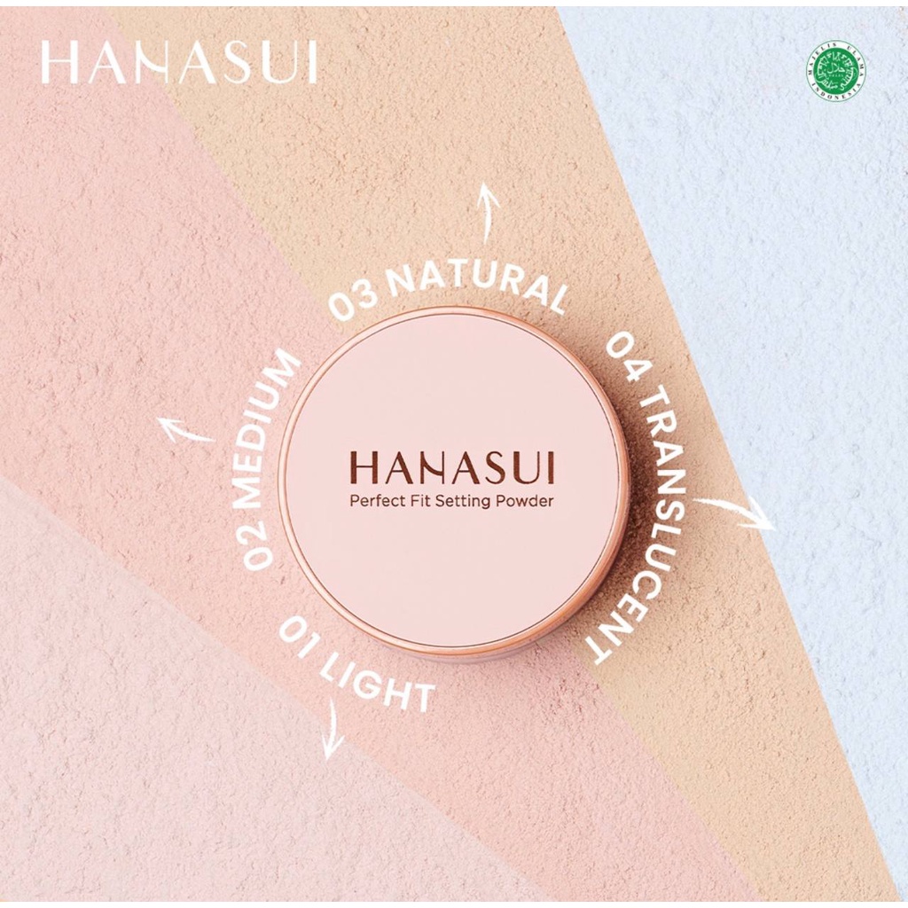 Hanasui Perfect Fit Setting Powder BEDAK TABUR