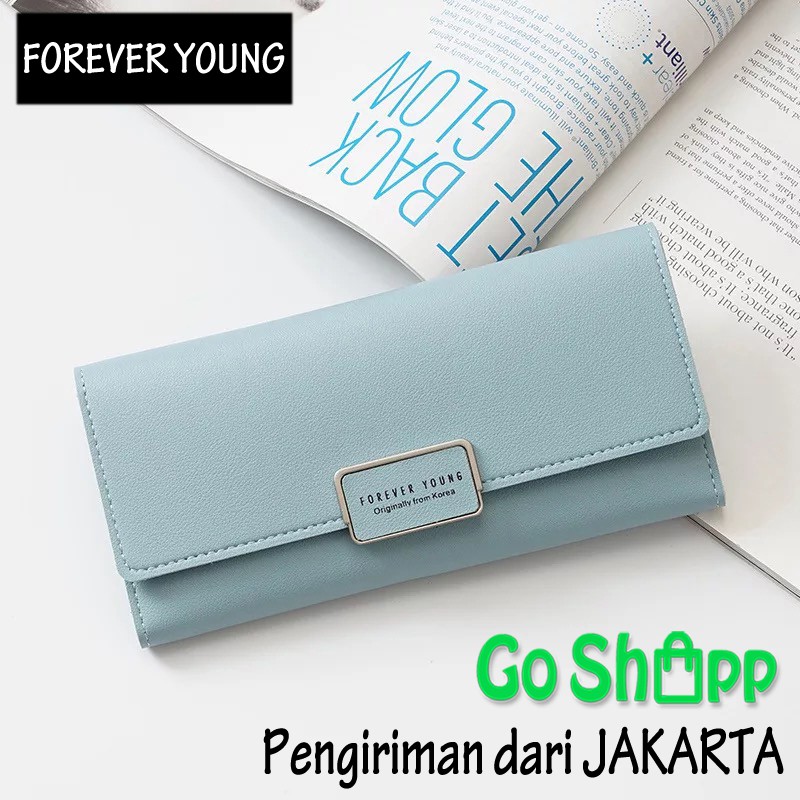 Dompet Wanita Forever Young Panjang - Dompet Wanita Fashion Korea - Dompet Wanita Import [PJ03]