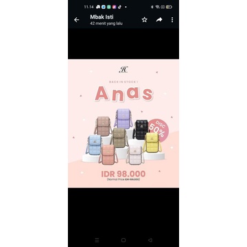 ANAS MINI BAG JIMS HONEY