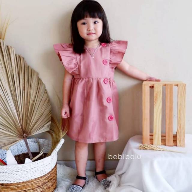 Bebibolu | Ruffon Dress Pink