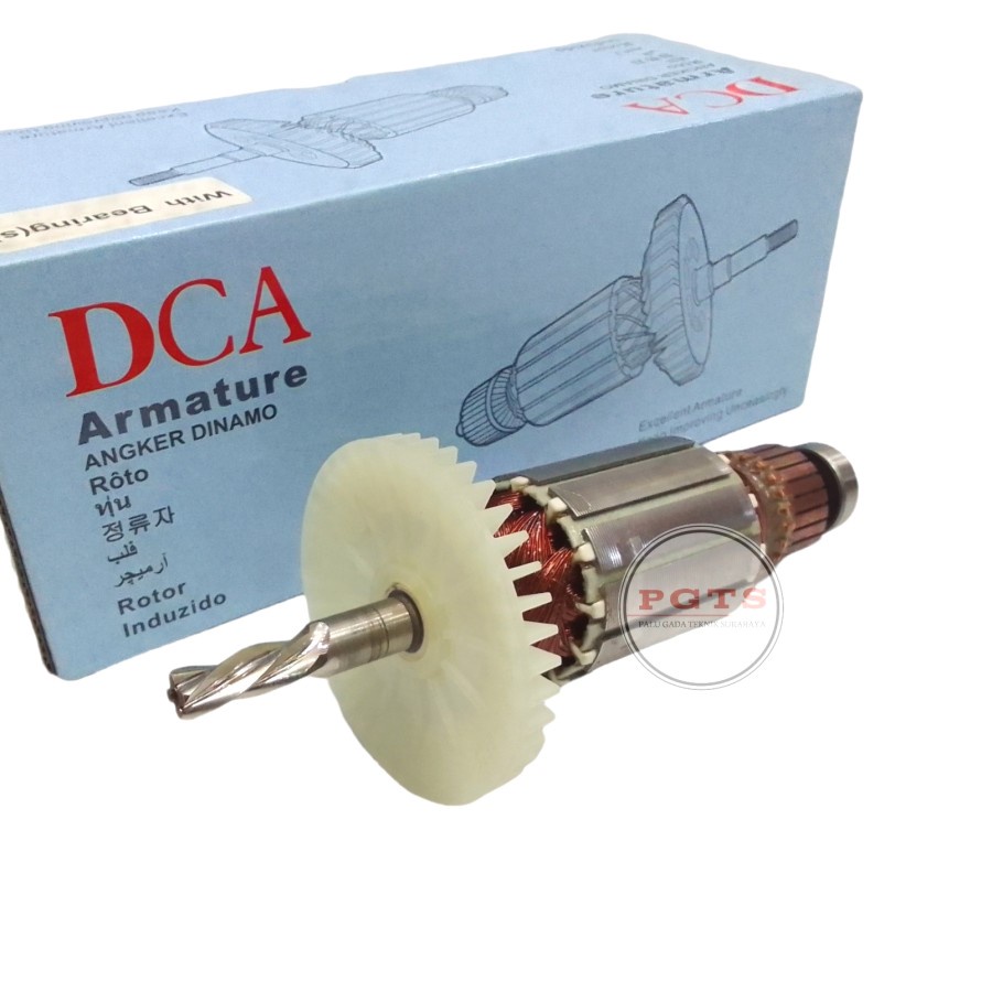 Armature Mesin Bor 13mm DCA AZJ02-13 / Angker Dinamo Bor Impact Drill 13 mm AZJ 02 13 / Rotor Gulung
