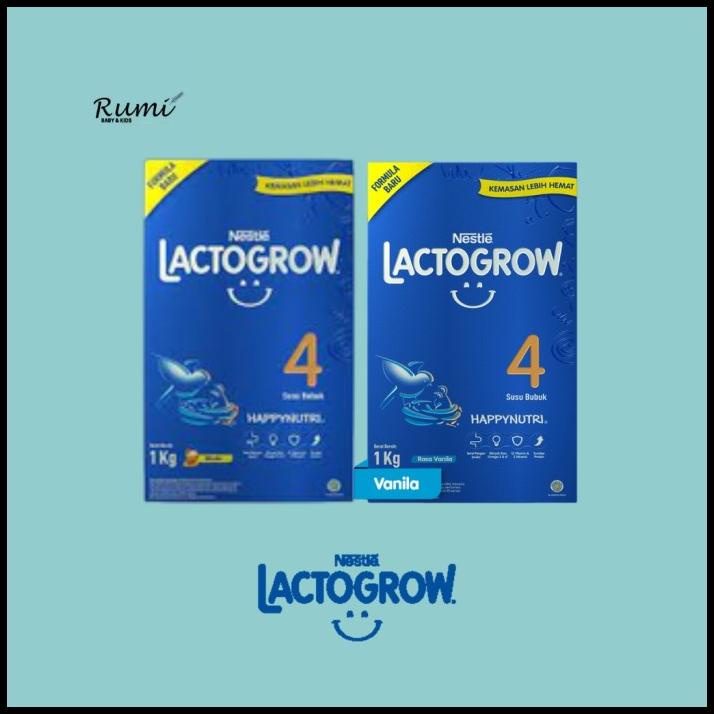 Lactogrow 4 Happynutri Madu 1Kg | Susu Diatas 3 Tahun