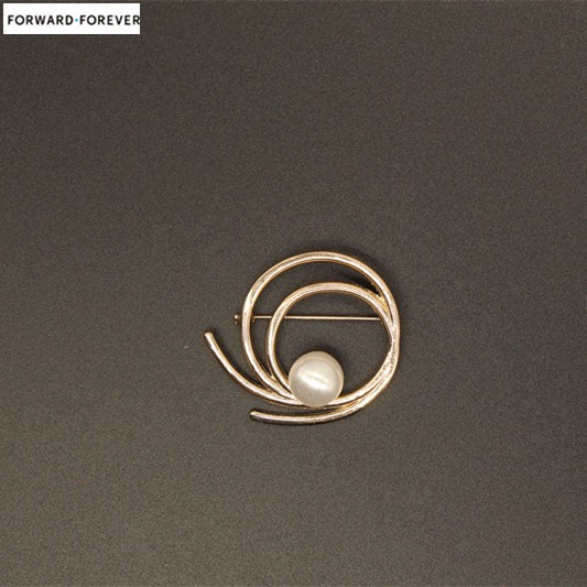 All-match fashionable pearl ring brooch     M40210