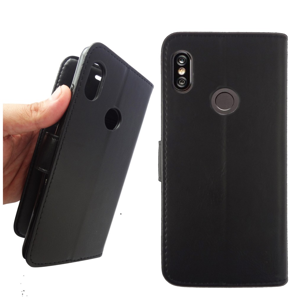 Redmi Note 7/Note 5/Note 5 Pro/Note 6 Pro/S2 XIAOMI Original Fashion Selular Flip Leather Case