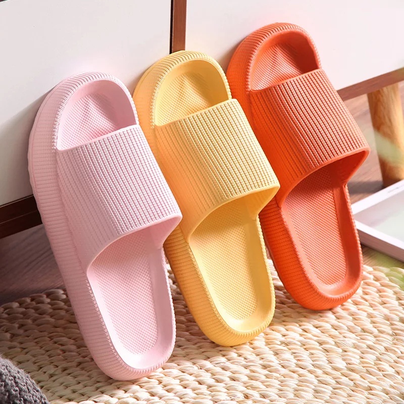 Sandal Karet Wanita Selop Polos Korean Style / Sandal Slip On Empuk Import Real Pict Tmall88