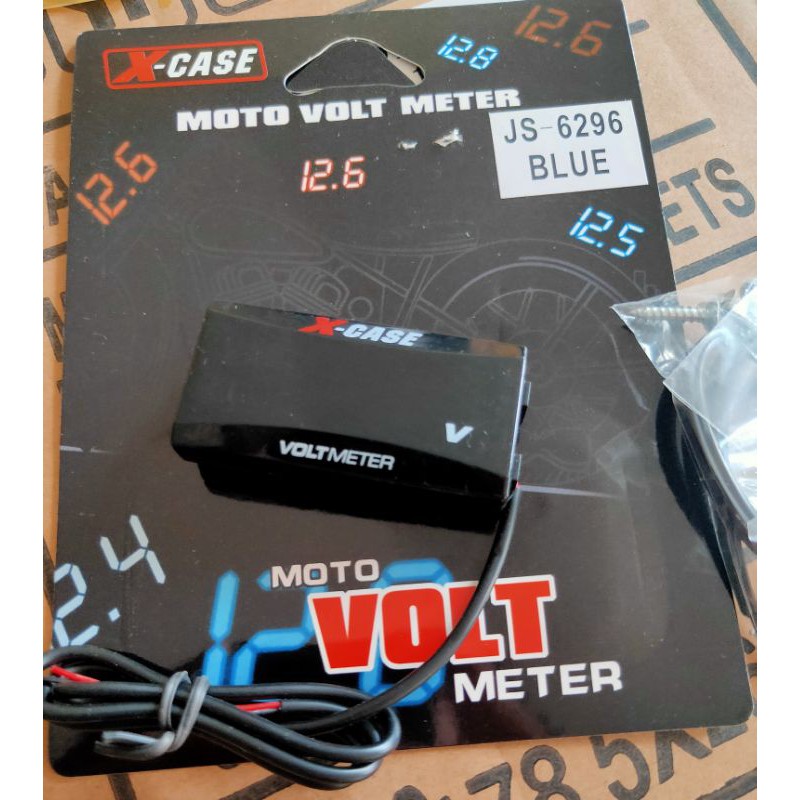 Volt Meter Voltmeter Aki X Case