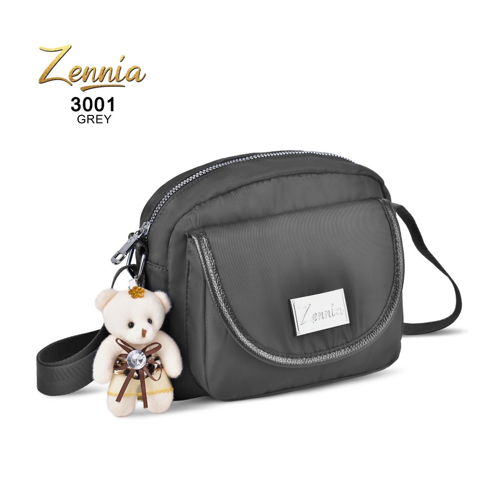 (TSI) Tas Selempang Wanita Zennia 3001 Tas Fashion Korea Selempang Wanita Elegant Outdoor Sling Bag Anak Remaja Perempuan Crossbody Travel Hp Kecil Shoulder Trendy Fashion Cewek Casual Pesta Style