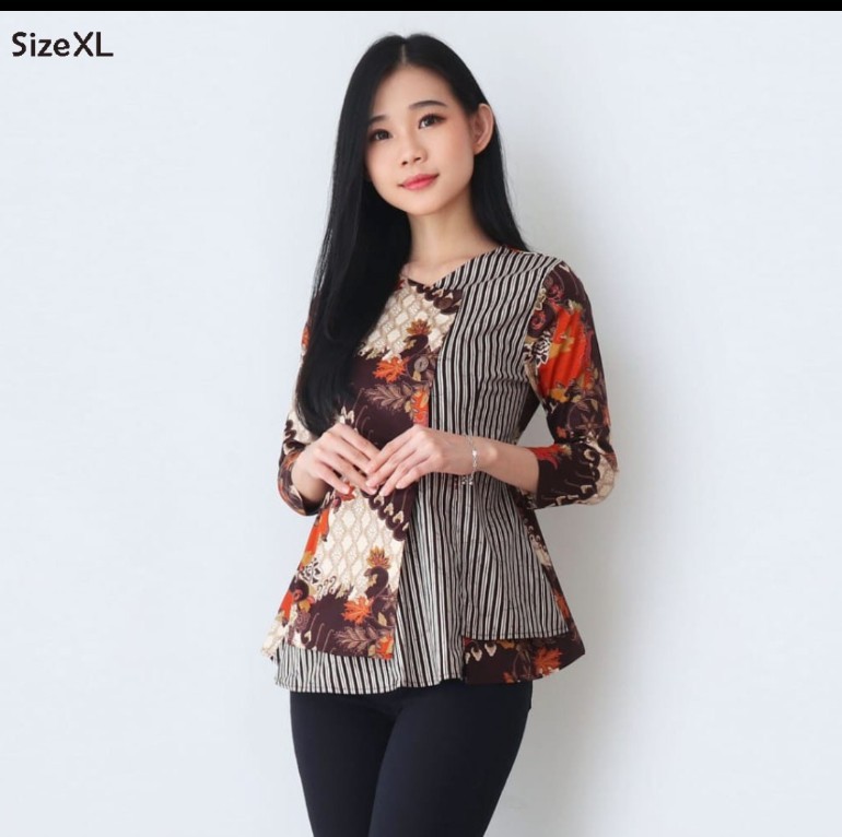 Batik Wanita - Atasan Batik 184 Size Xl