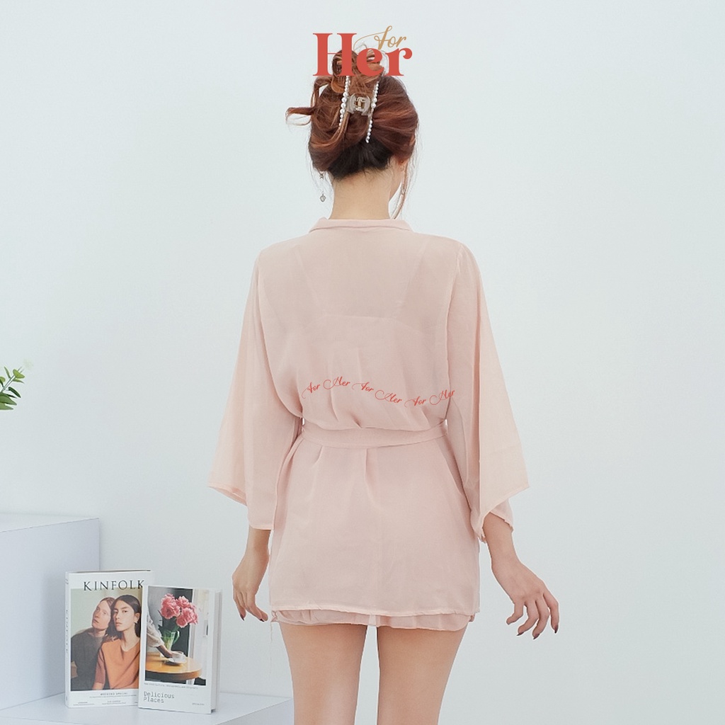 LR08 Lingerie Sexy Oversize Style Lingerie Wanita Seksi Sleep Wear Baju Tidur Sexy All Size-5