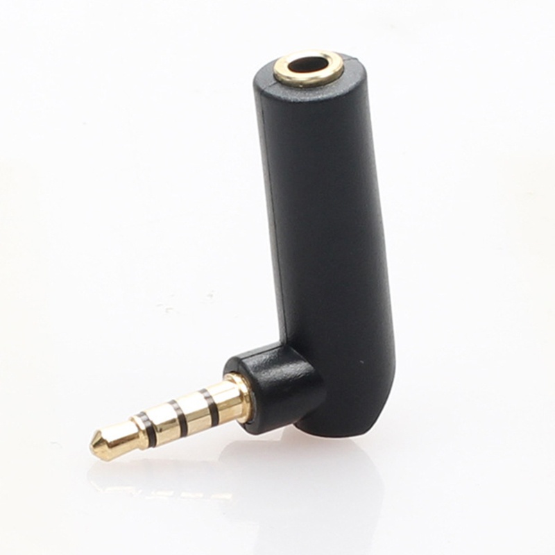 zzz 3.5mm Male to Female 90 Degree Right Angled Adapter Converter for Headphone