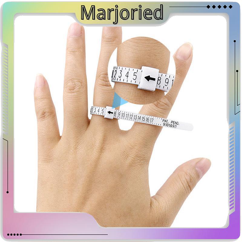 Pengukur Cincin Ukuran Cantik/Cincin Penggaris Lembut Standar/Alat Ukuran Cincin Coil Jari US-MJD