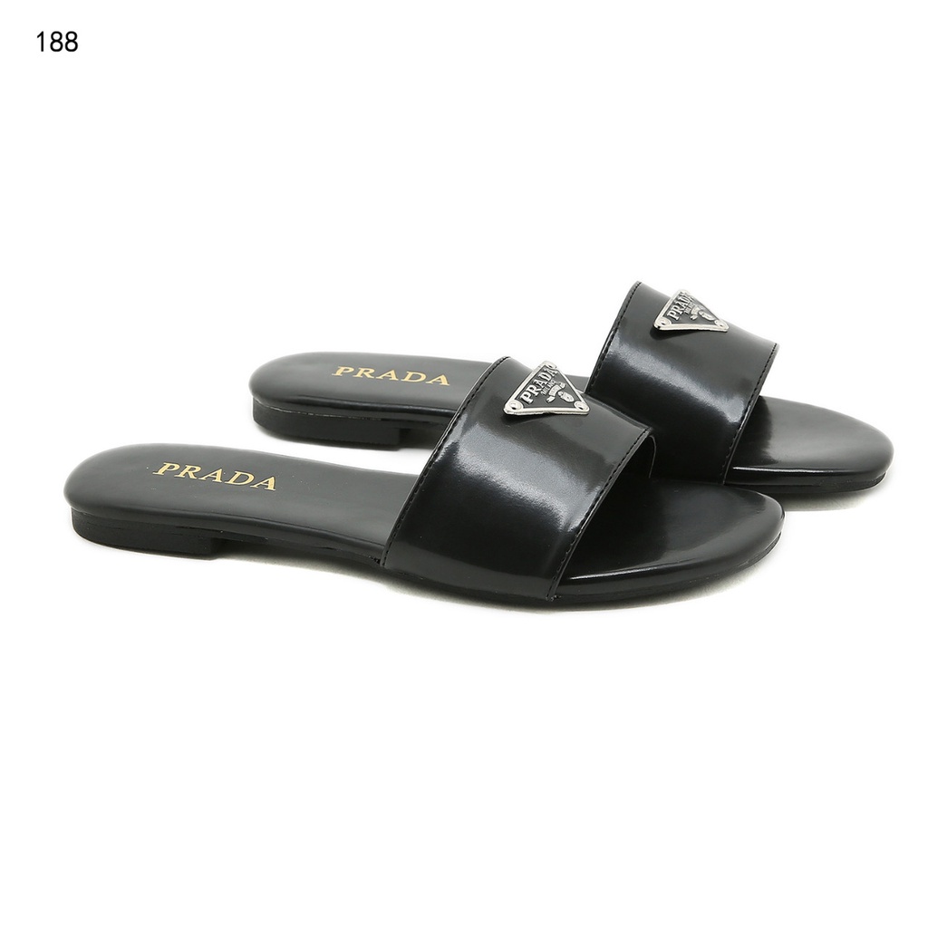 PRD Logo Plaque Flat Sandals  #188