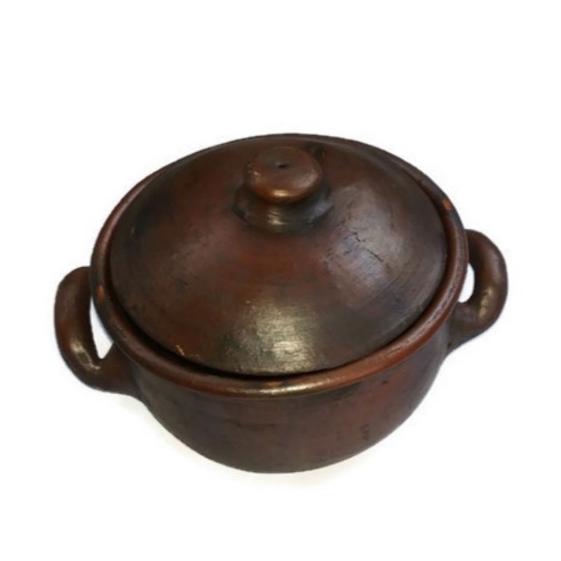 Panci mangkok tanah liat 20cm / kendil gerabah gudeg bubur / kendil sop lodeh