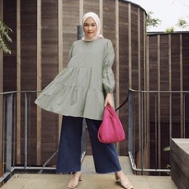 frita sage green hijabchic